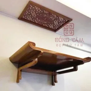 Bàn thờ treo tường màu hiện đại mẫu TT02