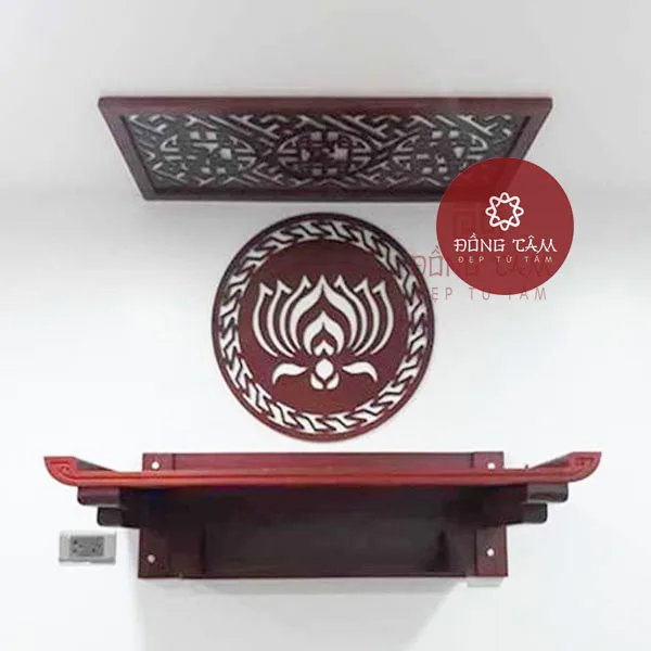 Bàn thờ gỗ gụ được rất nhiều người yêu thích