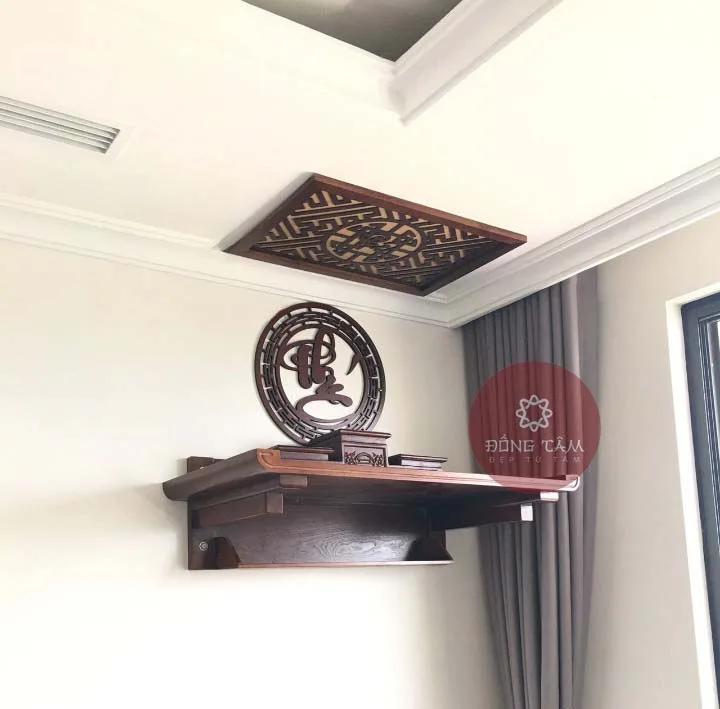 bàn thờ treo tường mẫu btt39