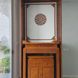 Bàn thờ chung cư gỗ mít