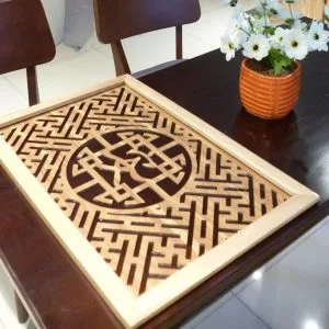 Tấm chống ám khói 41x61cm màu Vàng chữ Lộc