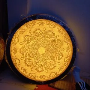 Tranh trúc chỉ mẫu Mandala T1