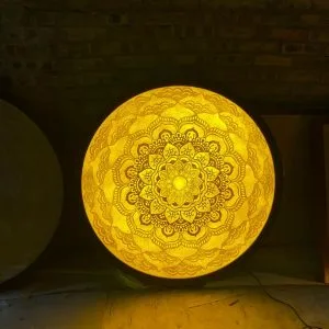 Tranh trúc chỉ mẫu Mandala T2