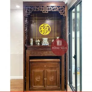 Kích thước bàn thờ chung cư nên được lựa chọn kỹ tránh phạm phong thủy