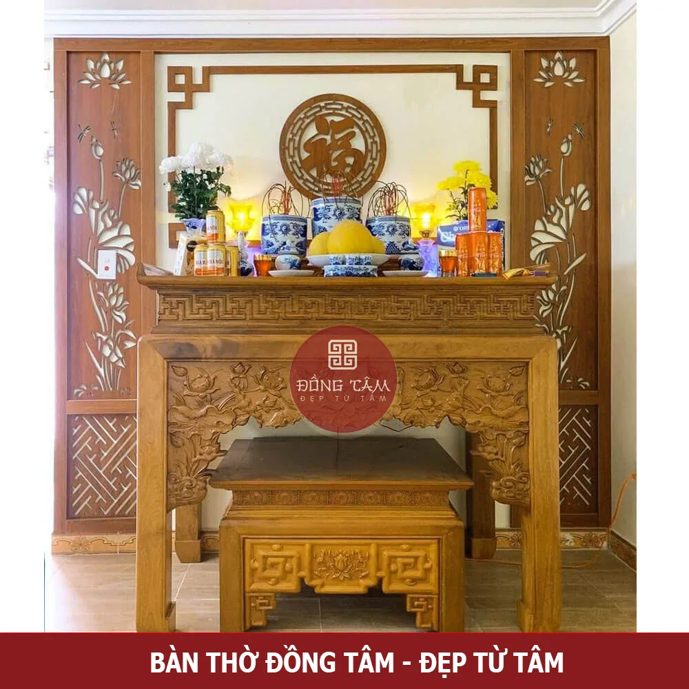 Kích thước bàn thờ đứng chung cư tiêu chuẩn