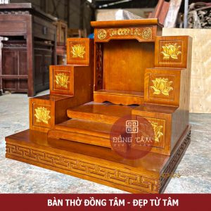 bàn thờ thần tài đồng tâm
