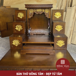 bàn thờ thần tài đồng tâm