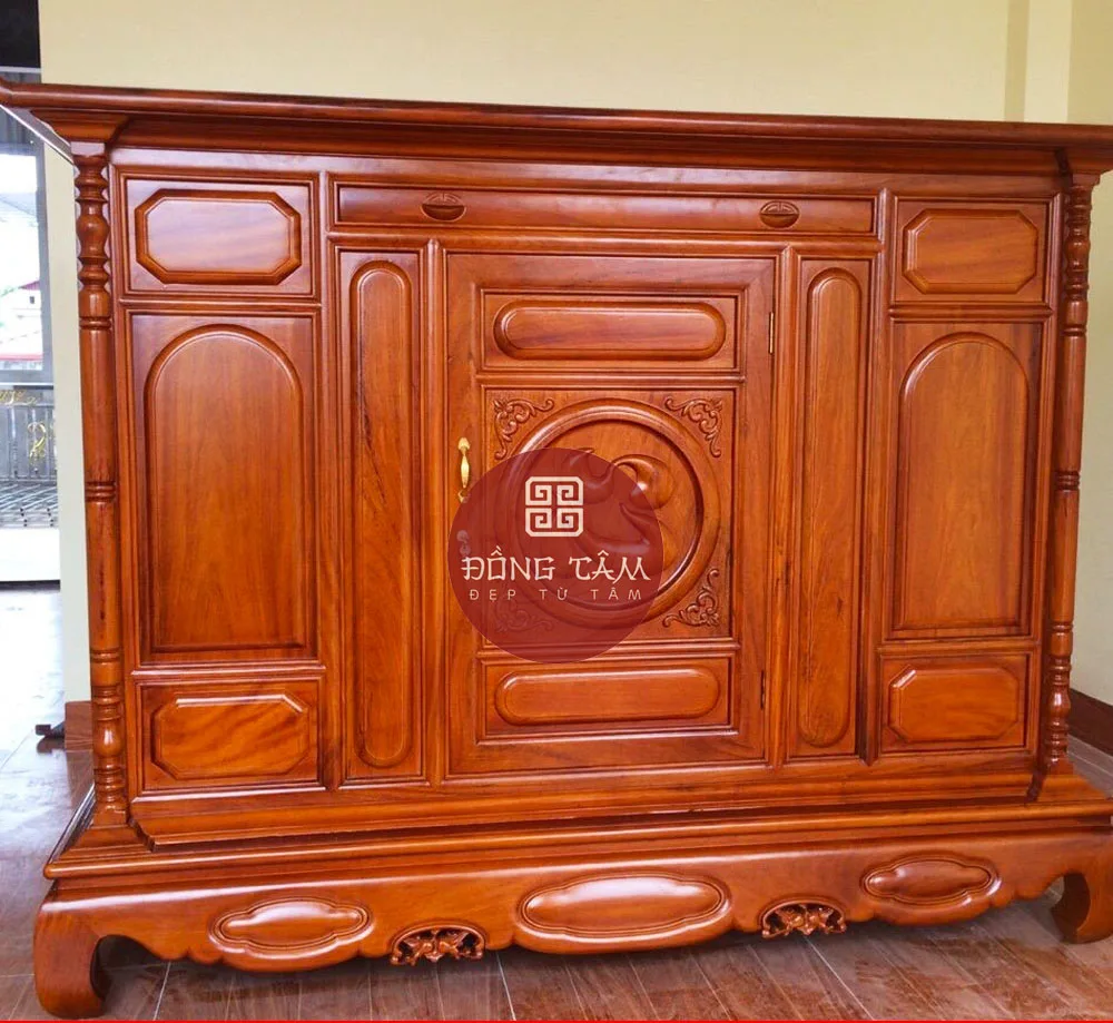 Tủ thờ làm từ gỗ tự nhiên Tủ thờ làm từ gỗ tự nhiên