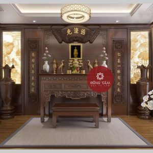 Vách CNC phòng thờ cao cấp VN10