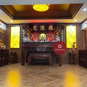 Vách CNC phòng thờ cao cấp VN16
