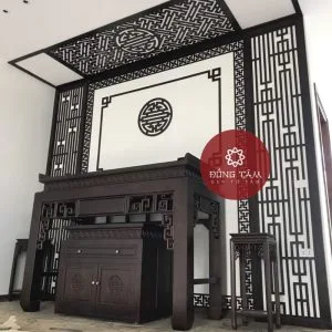 Vách CNC phòng thờ cao cấp VN17