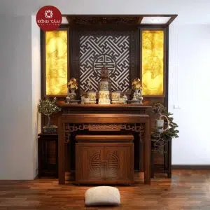 Bàn thờ gỗ gụ có tốt không, cách nhận biết gỗ gụ tự nhiên