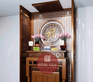 Bàn thờ hiện đại cho nhà phố mang vẻ đẹp mới mẻ, có tính sáng tạo cao