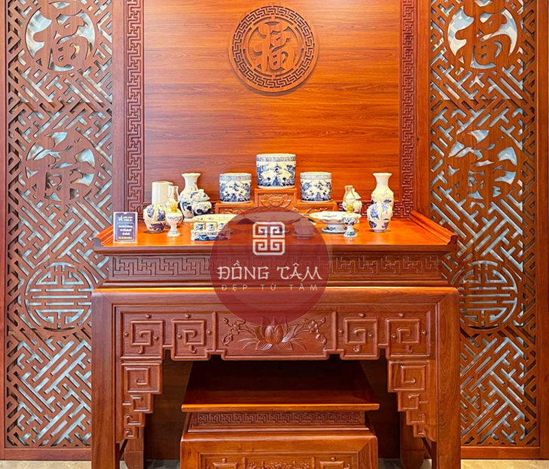 Kích thước bàn thờ hợp phong thủy đem đến nhiều tài lộc cho gia chủ