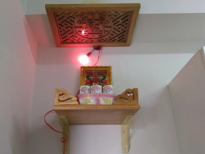Kích thước bàn thờ thổ công treo tường đẹp mang đến nhiều may mắn cho gia đình