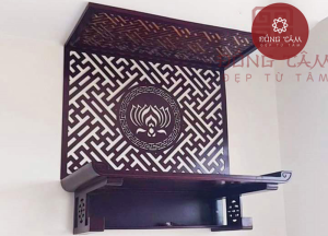Trang thờ phật hay còn được gọi là bàn thờ treo tường
